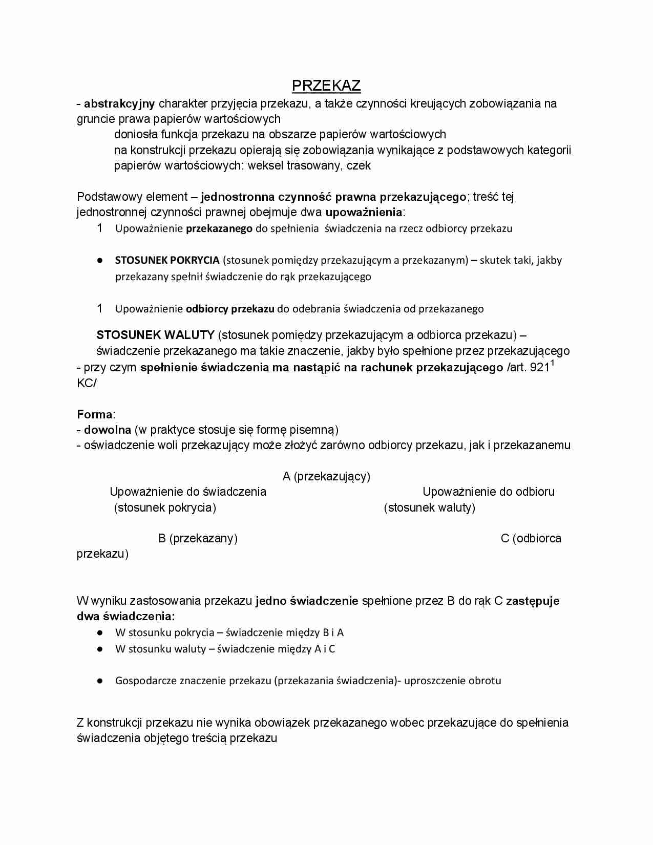 Przekaz - omowienie zagadnien - strona 1