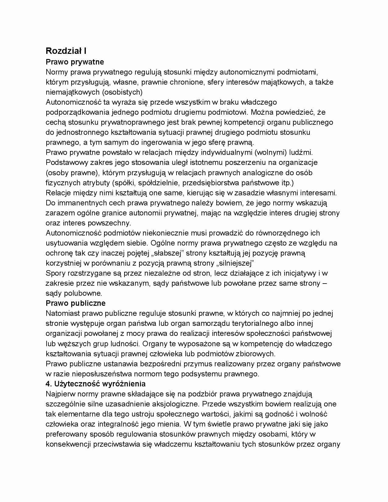 Prawo prywatne - omowienie - strona 1