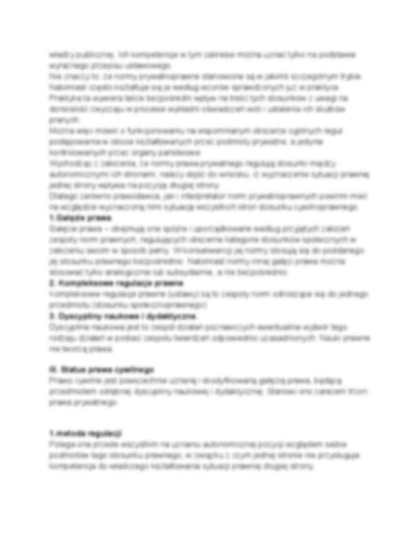 Prawo prywatne - omowienie - strona 2