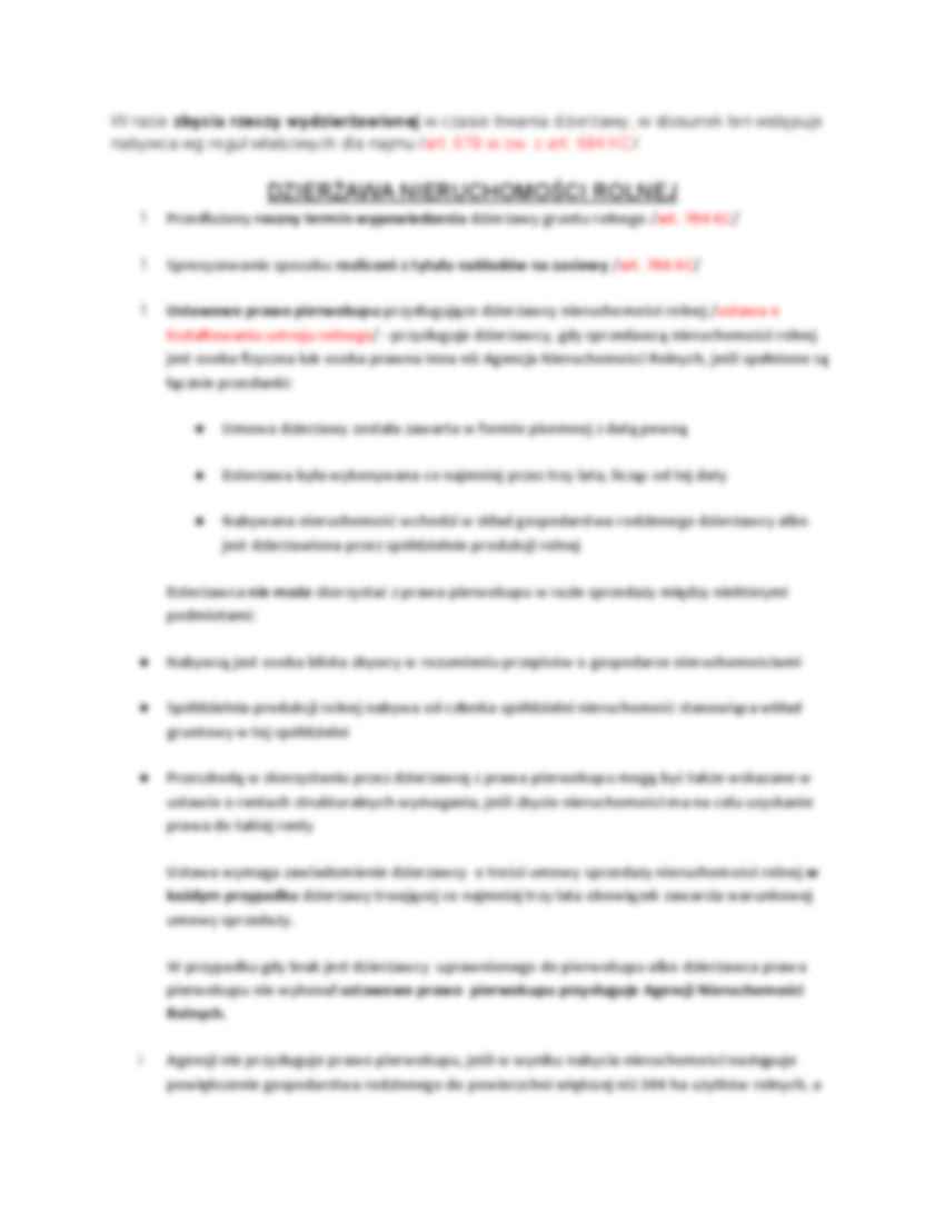 Ustanie dzierzawy, dzierzawa nieruchomosci rolnej - strona 2