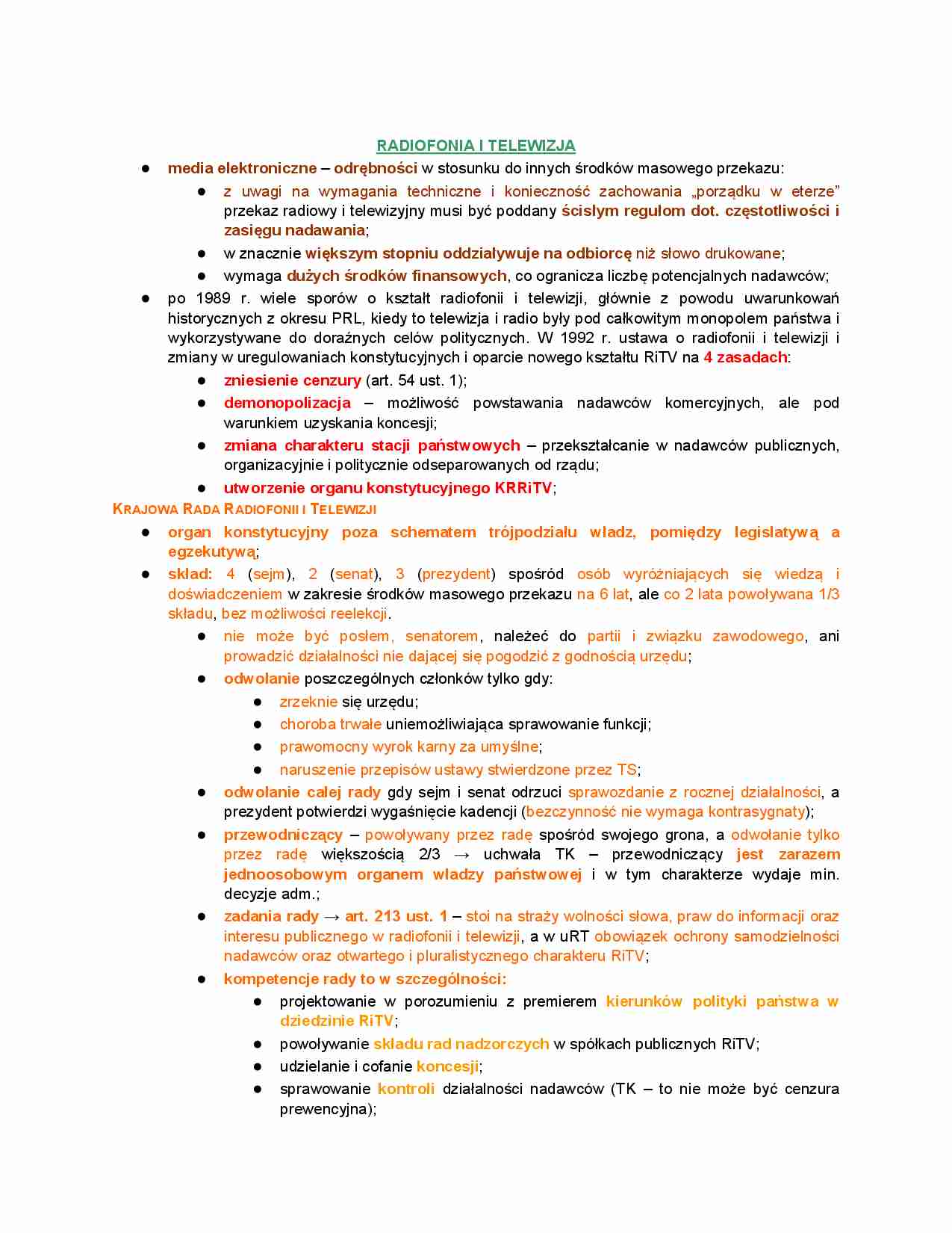 Radiofonia i telewizja - ogólne zagadnienia - strona 1