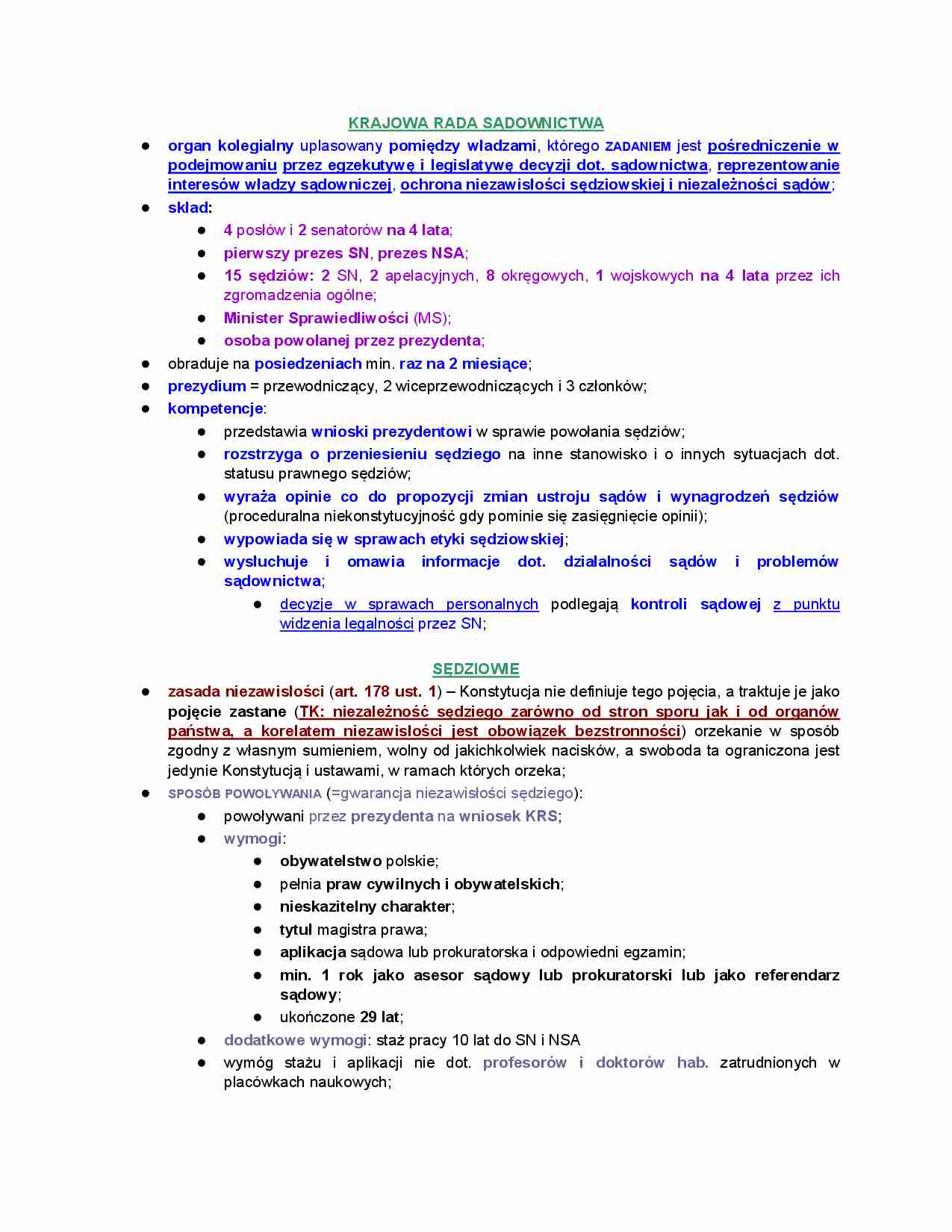 Krajowa Rada Sądownictwa - Sędziowie - strona 1