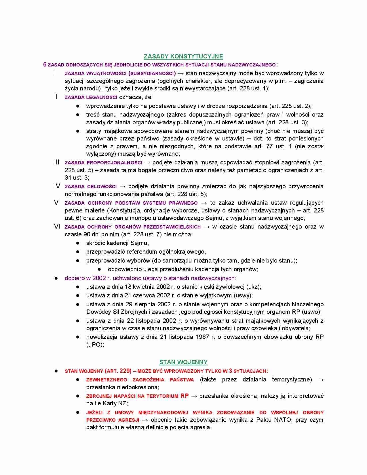 6 zasad konstytucyjnych - strona 1
