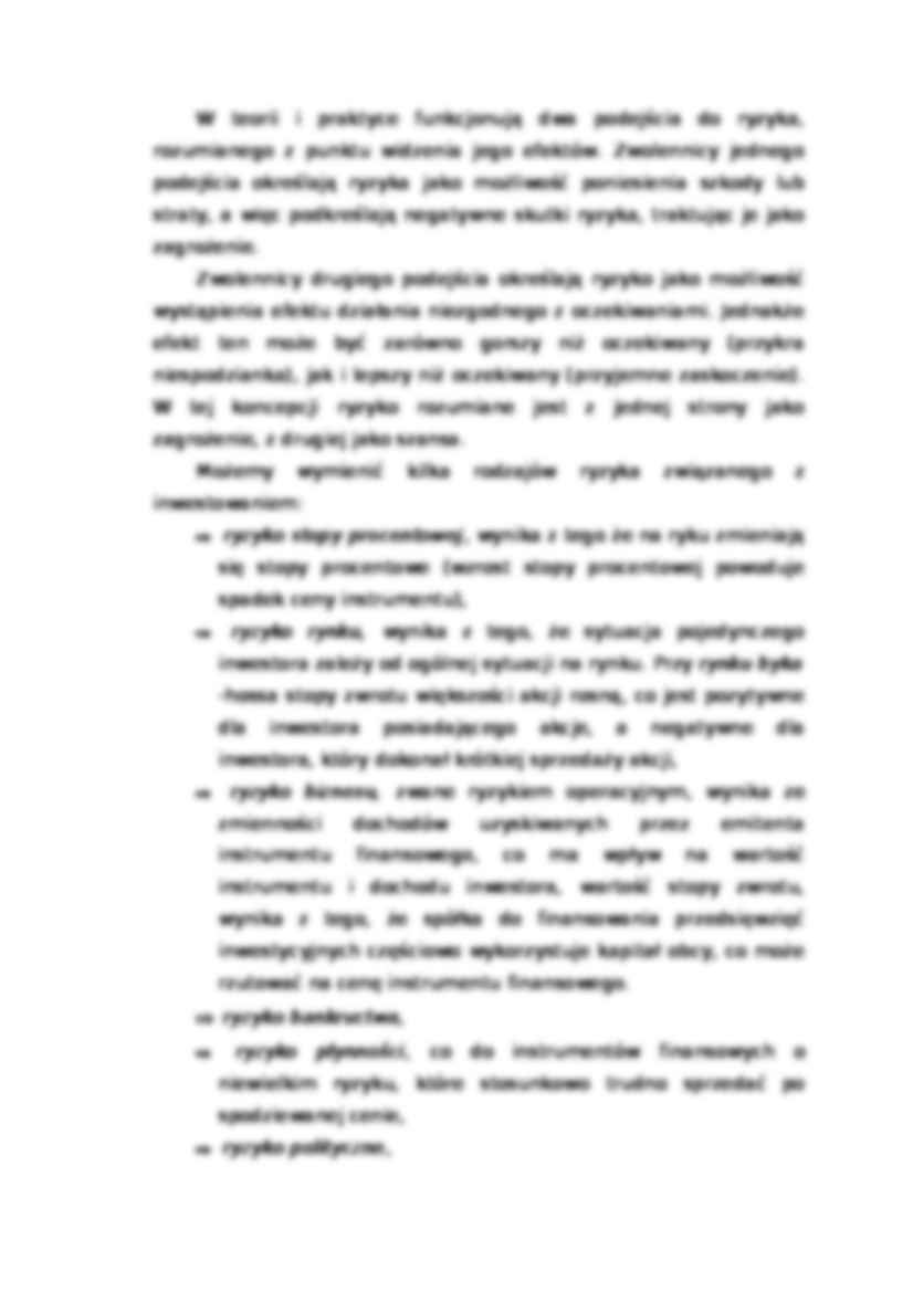Miary ryzyka akcji - Oczekiwana stopa zwrotu - strona 3