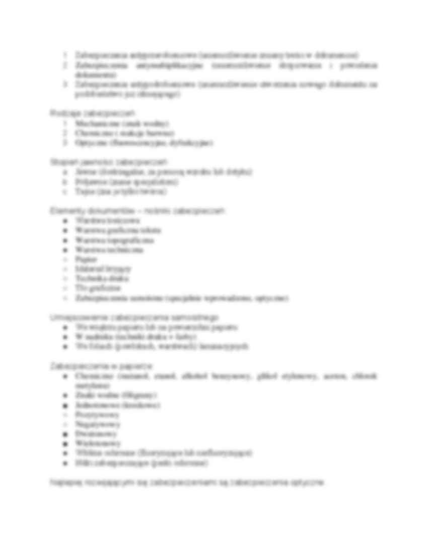 Podstawowe rodzaje kryminalistycznych badań dokumentów - strona 2