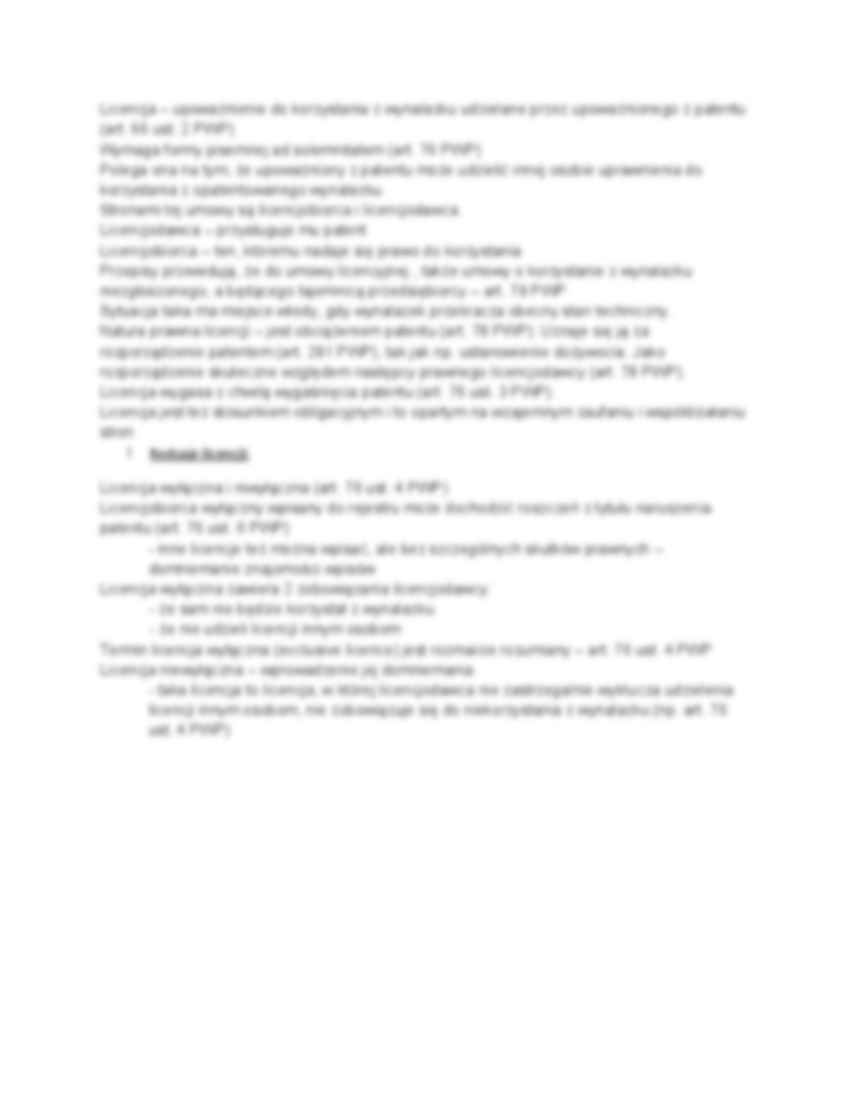 Umowy dotyczące patentu - strona 2