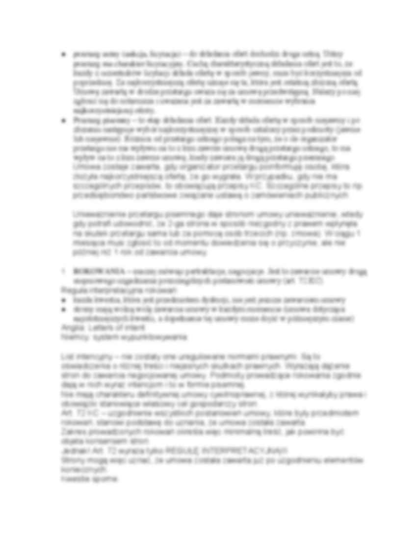 Zawarcie umowy (oferta, przetarg, rokowania) - strona 2