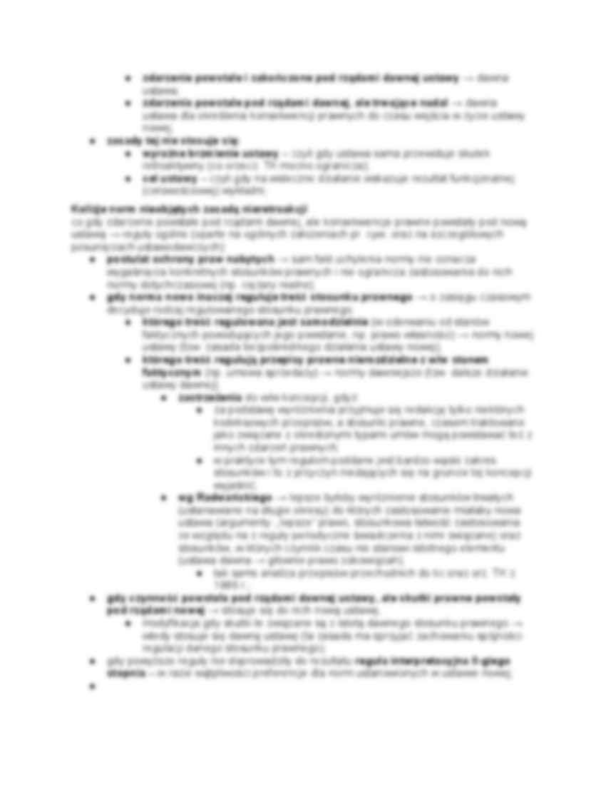 Obowiązywanie norm prawa cywilnego w zasięgu czasowym i przestrzennym - strona 2