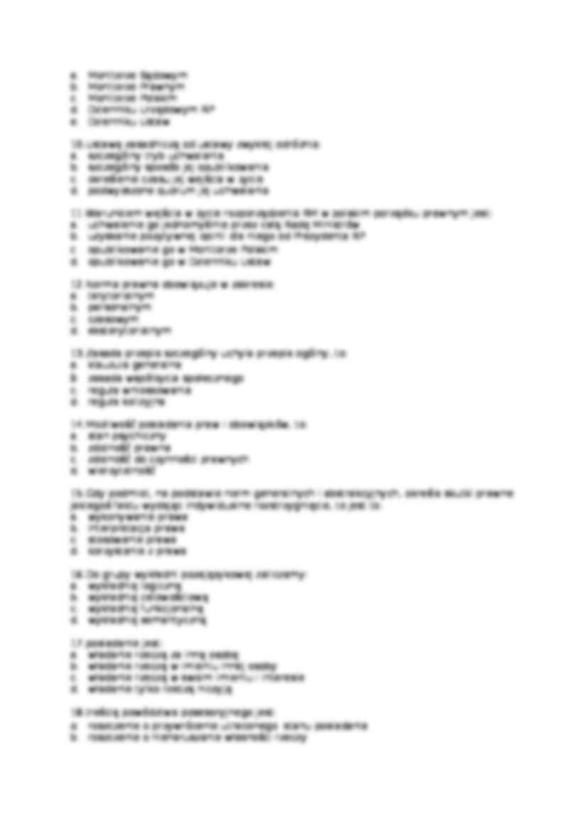 Prawo - test 1 - strona 2