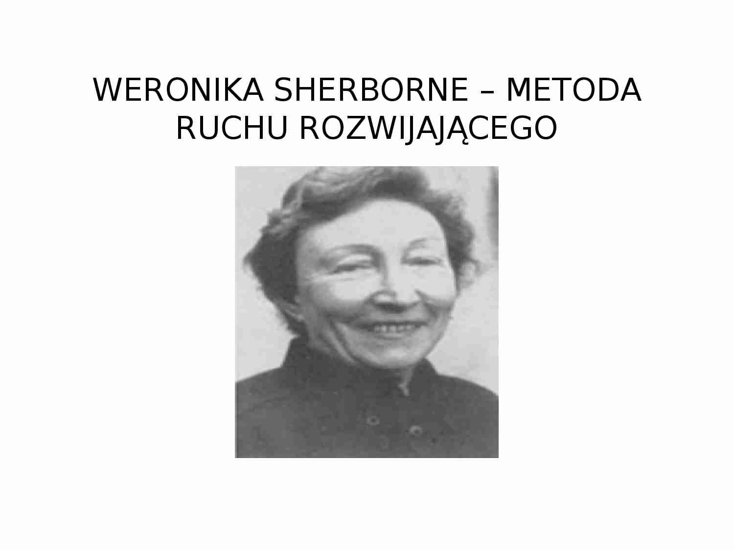 Metoda ruchu rozwijającego-prezentacja - strona 1