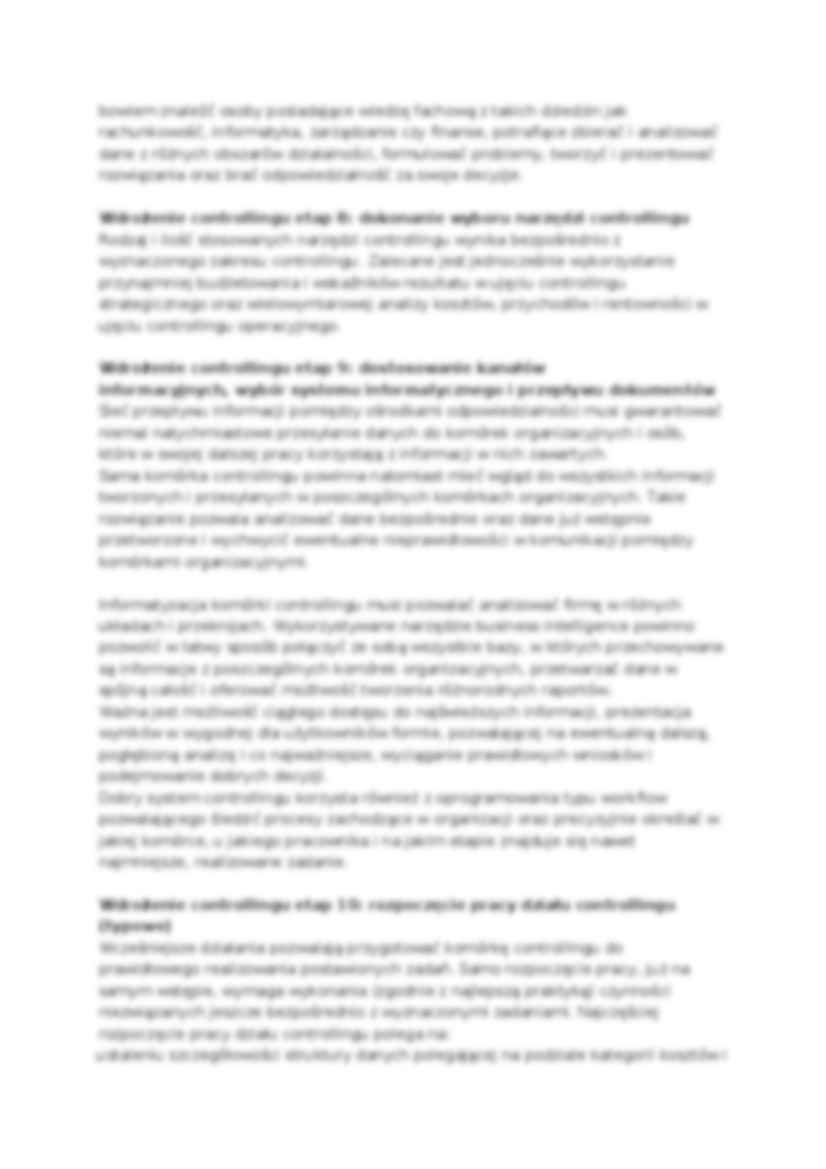 Wdrożenie controlingu - strona 3