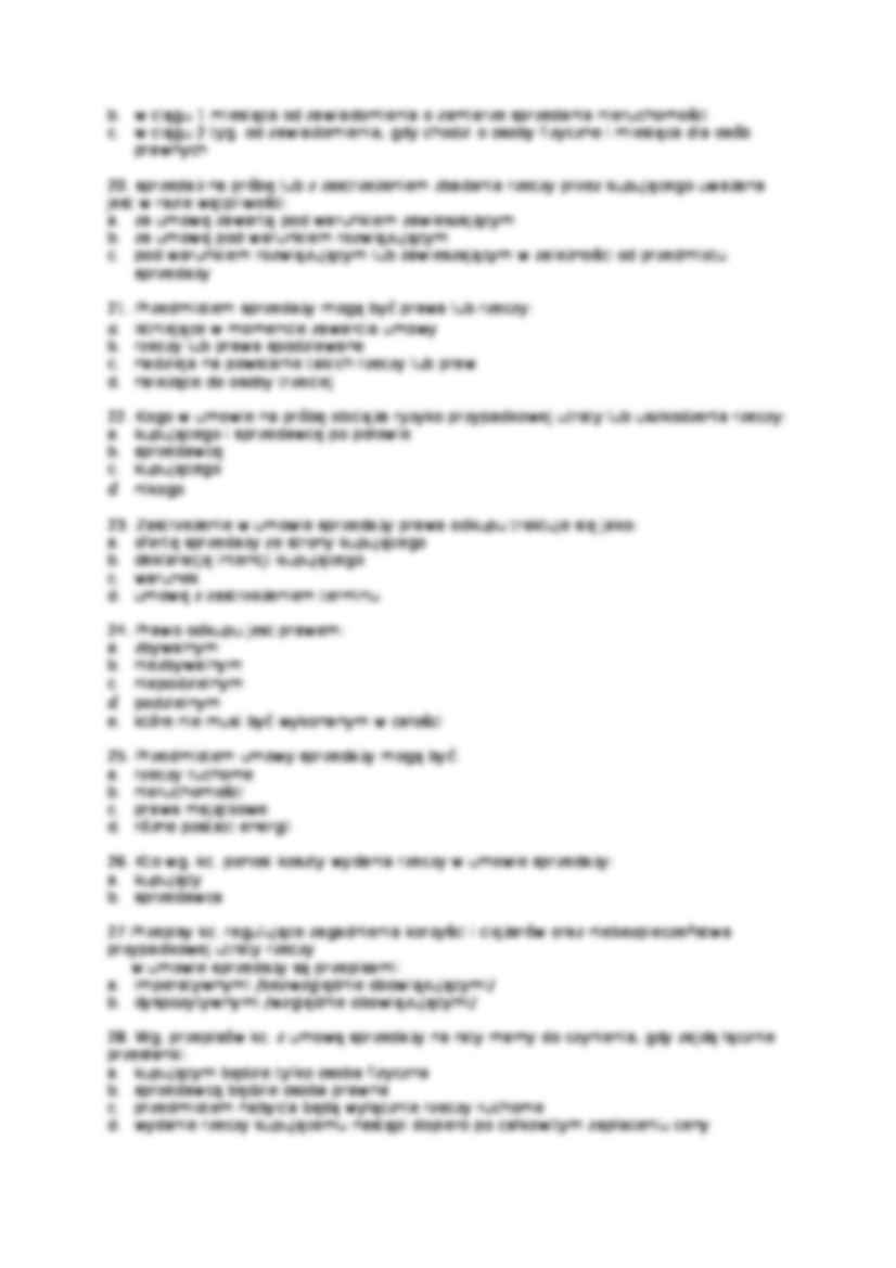 Prawo cywilne - test 2 - strona 3