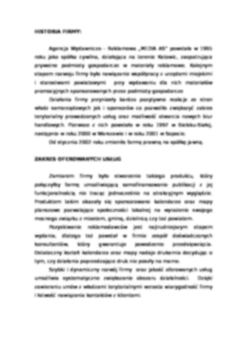 Analiza strategiczna agencji reklamowej - strona 3