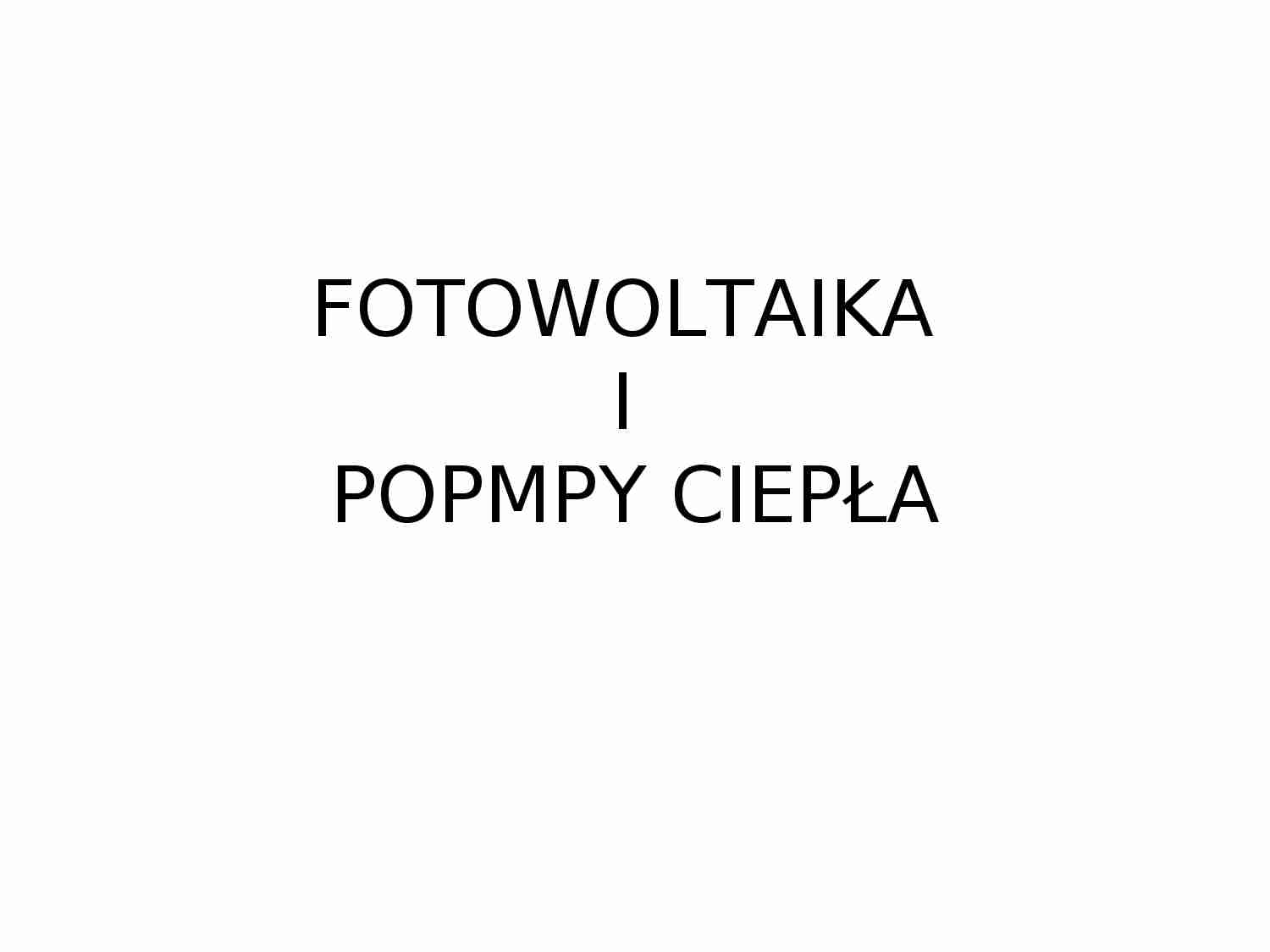 Fotowoltaika- prezenacja - strona 1