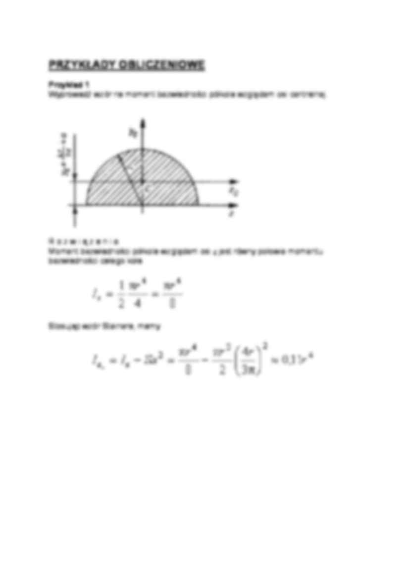Momenty bezwładności układu mechanicznego  - strona 3