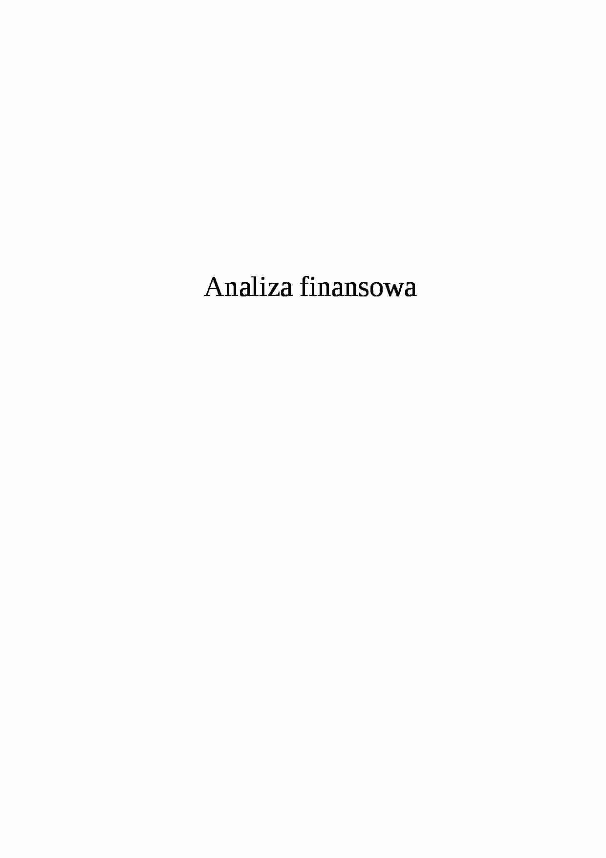 Analiza finansowa ENERGOPOL - strona 1