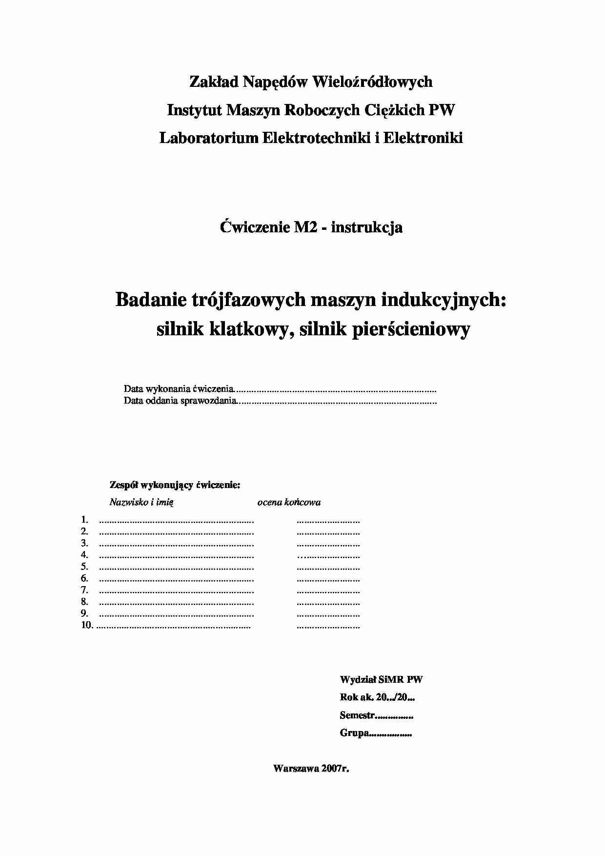 silnik klatkowy - strona 1