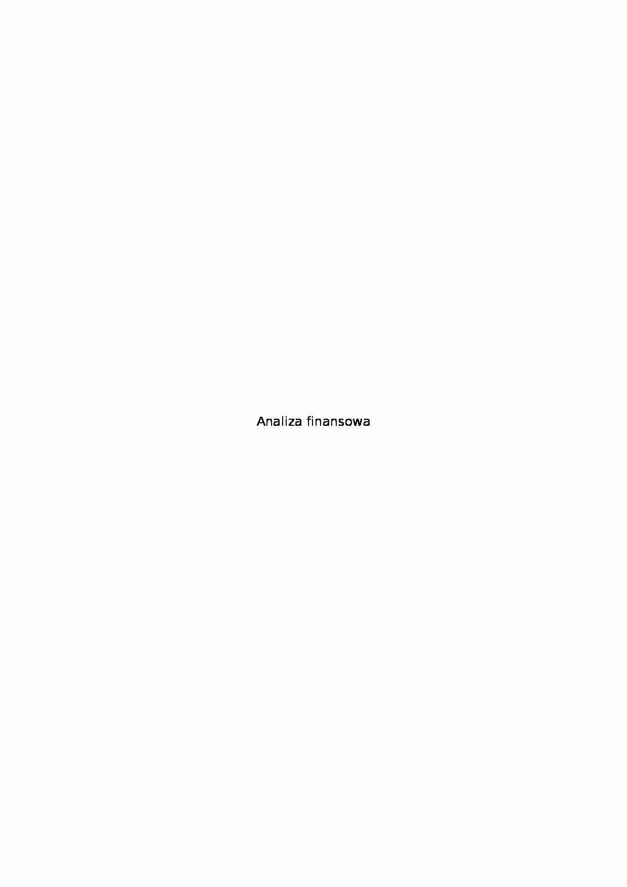 Analiza finansowa PPUH - strona 1