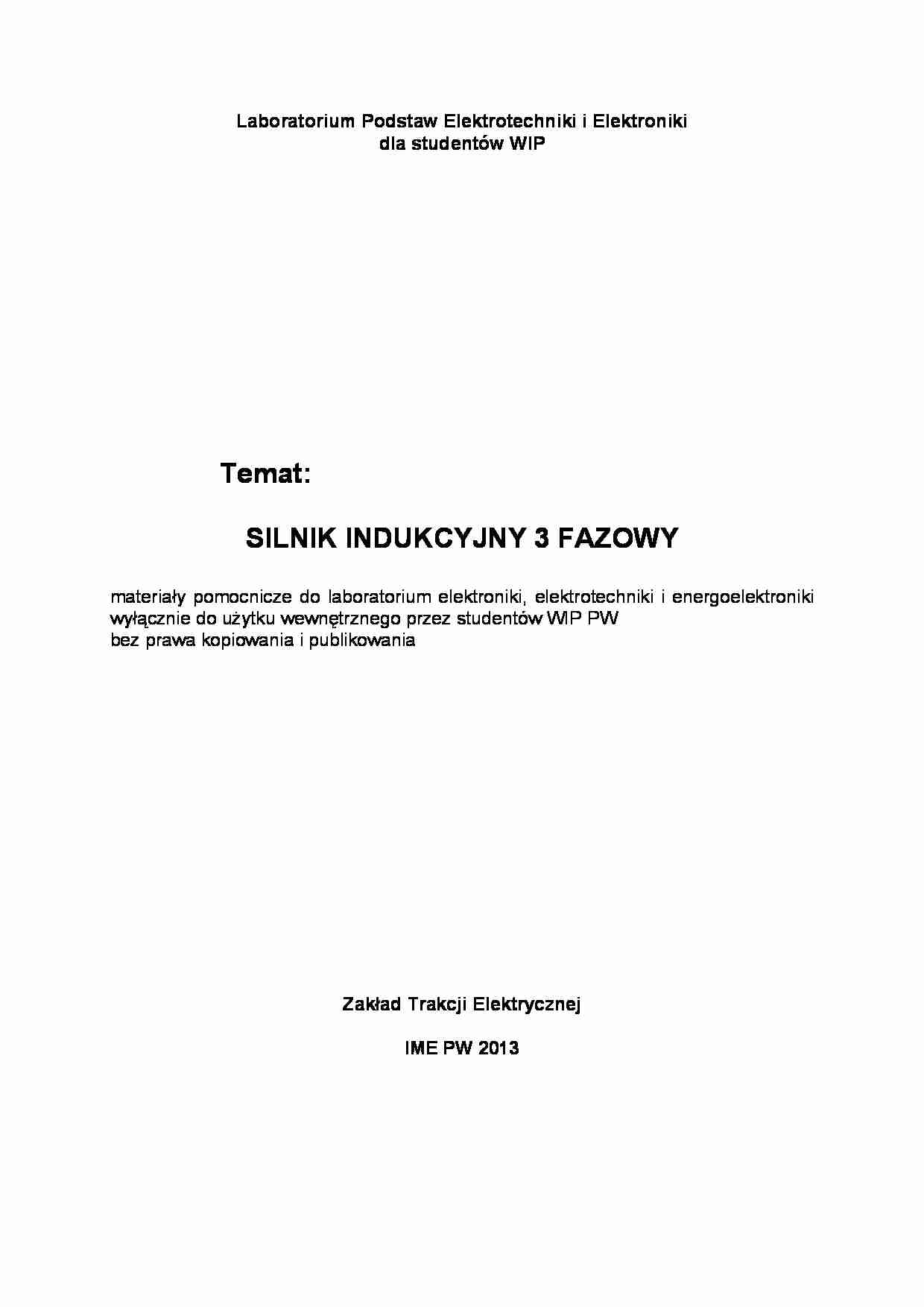 silnik indukcyjny trzy fazowy - strona 1
