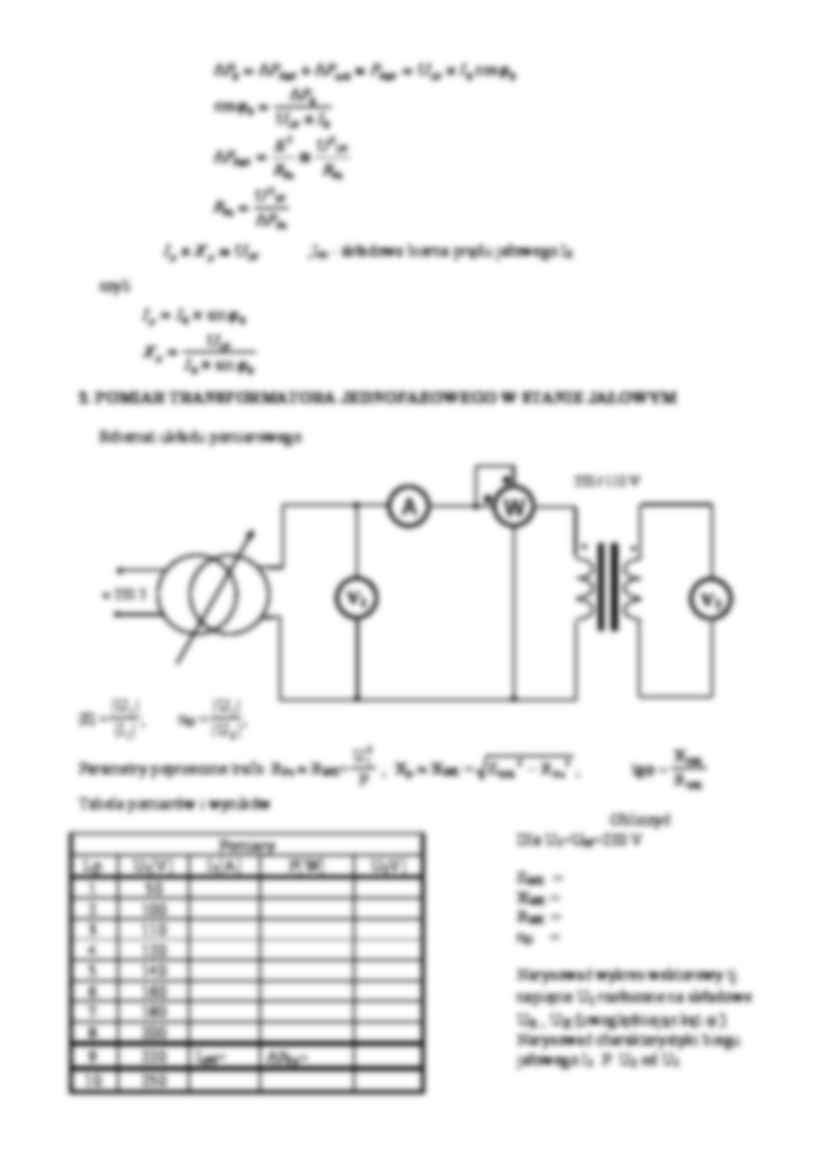 Transformator jednofazowy - strona 3