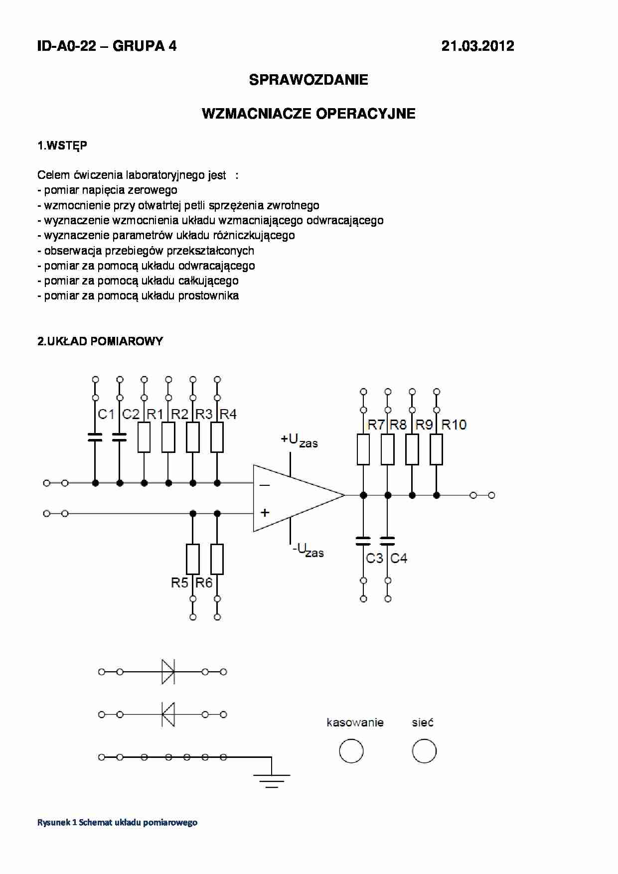 wzmacniacze operacyjne - strona 1