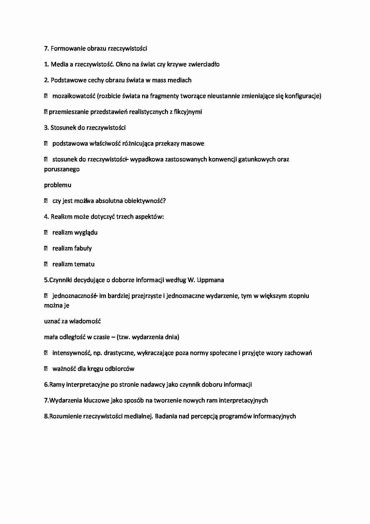 Media a rzeczywistość - strona 1