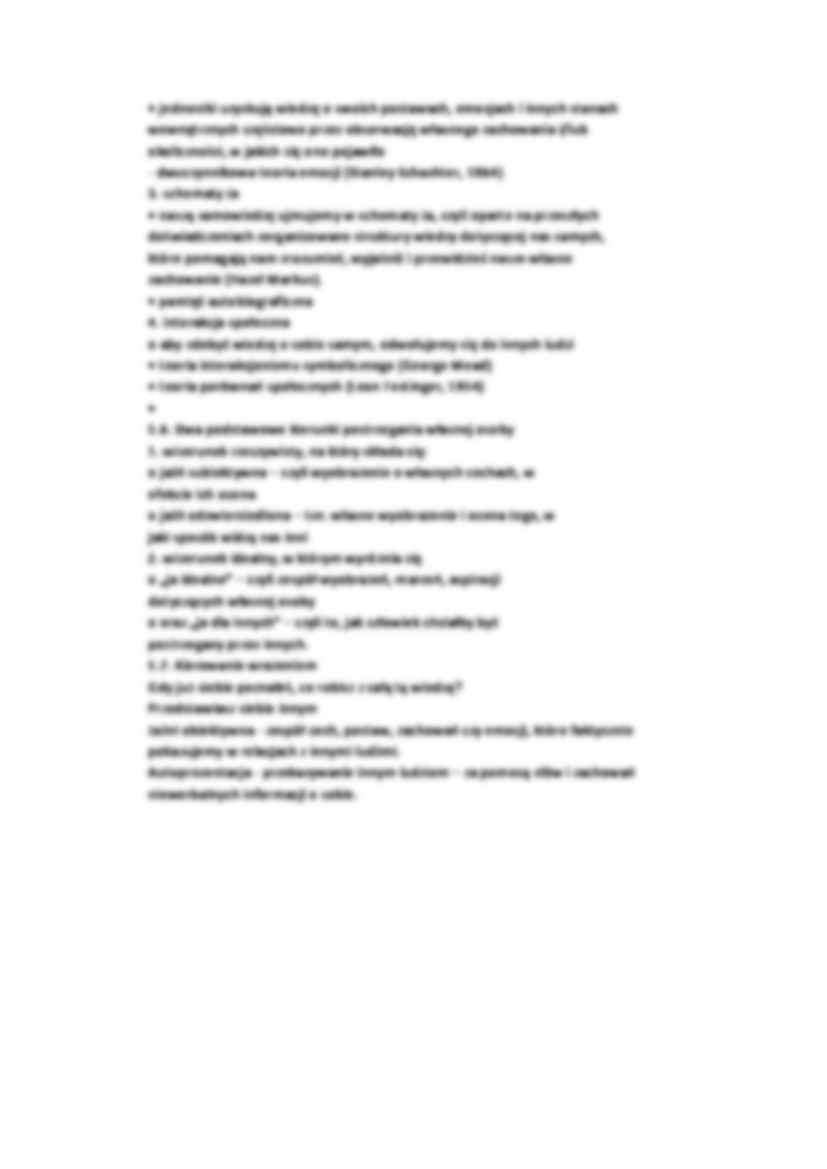 Rozumienie siebie-psychologia społeczna - strona 2