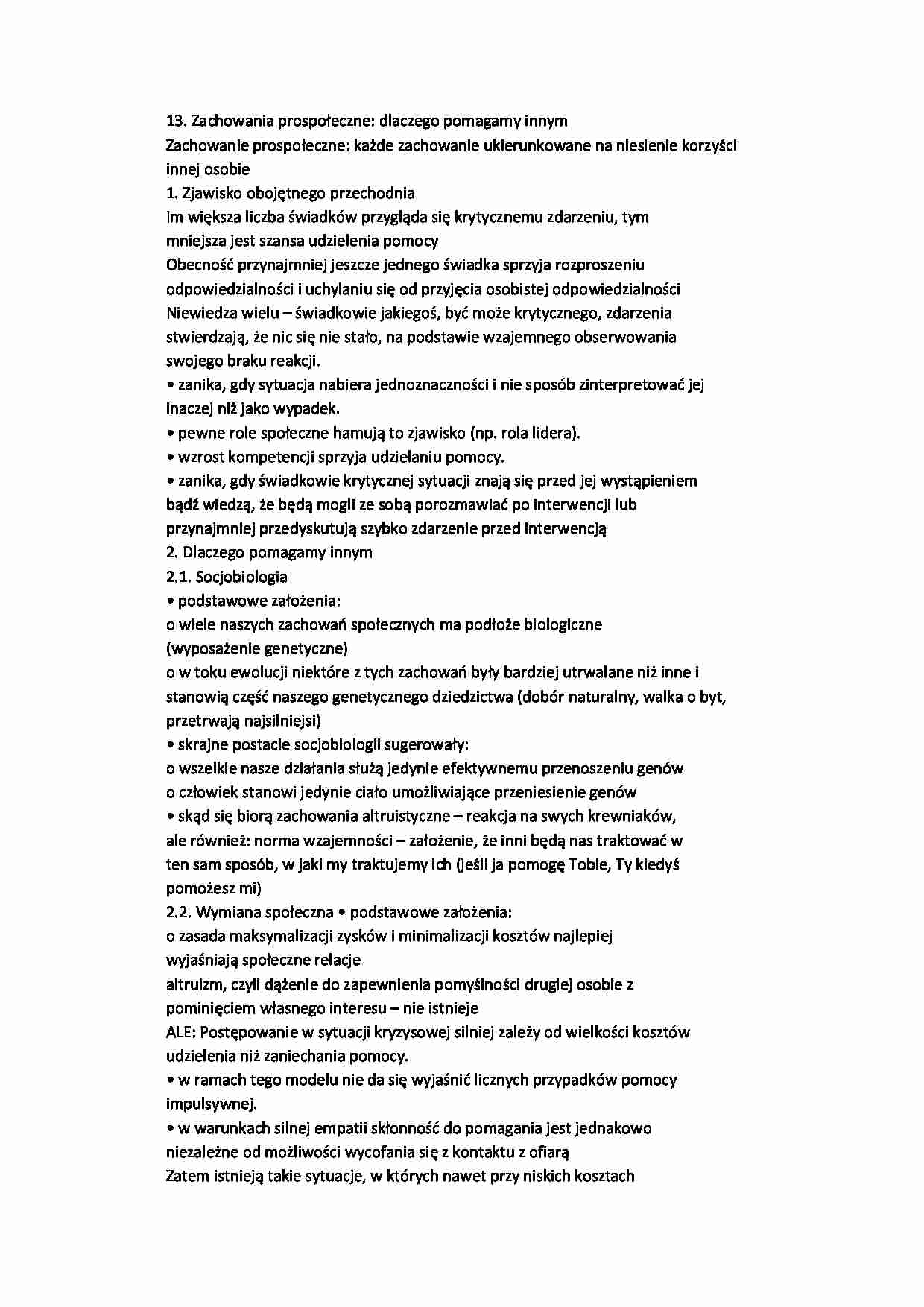 Zachowania prospołeczne - strona 1