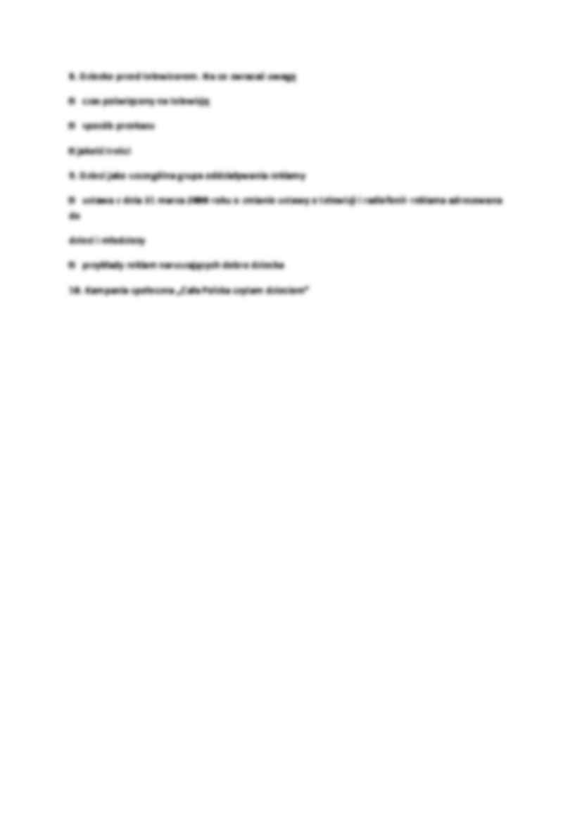 Wpływ mass mediów na dzieci - strona 2