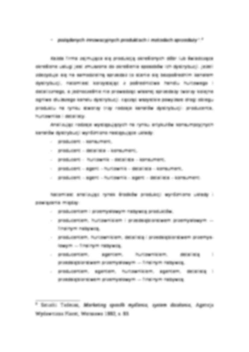 Rodzaje i funkcje kanałów dystrybucyjnych - strona 3