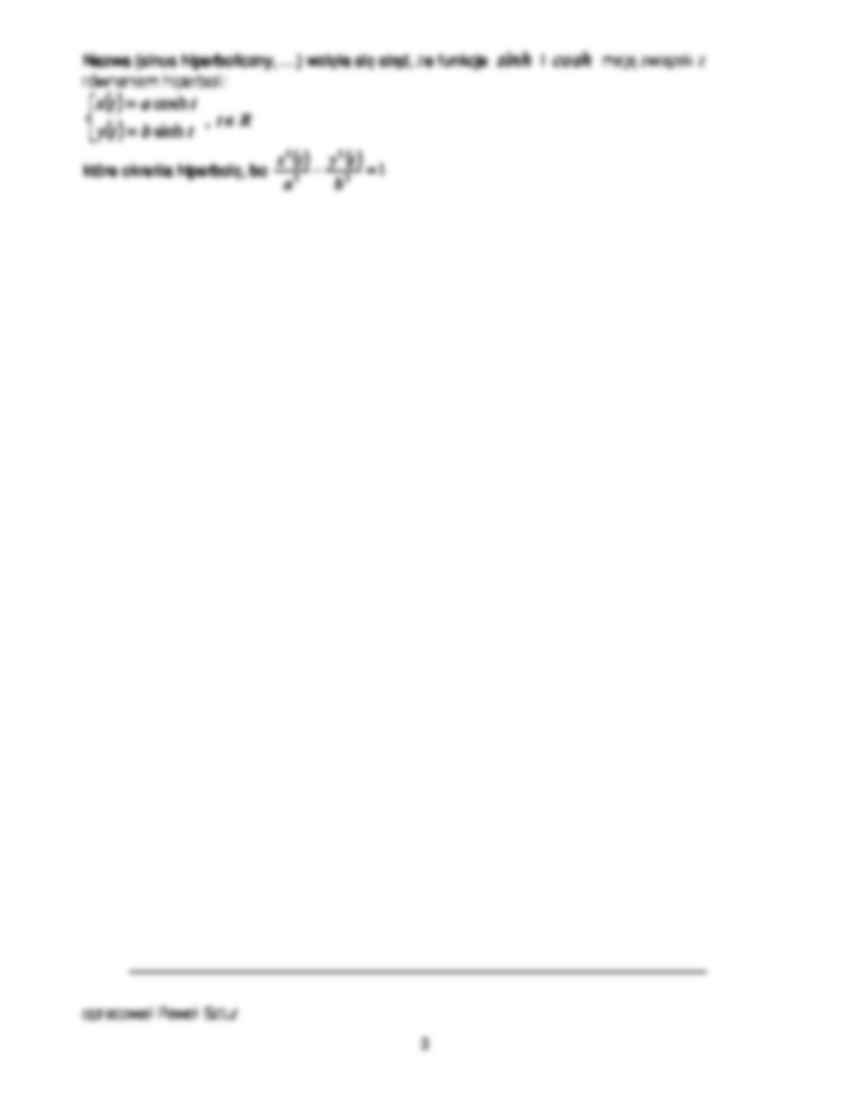 Matematyka - funkcje hiperboliczne - strona 2