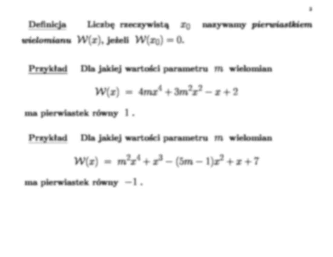Wielomiany w matematyce - strona 3