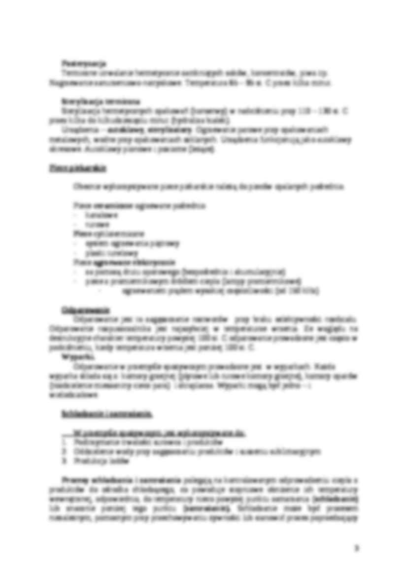 Procesy podstawowe w technologii żywności - procesy cieplne - strona 3