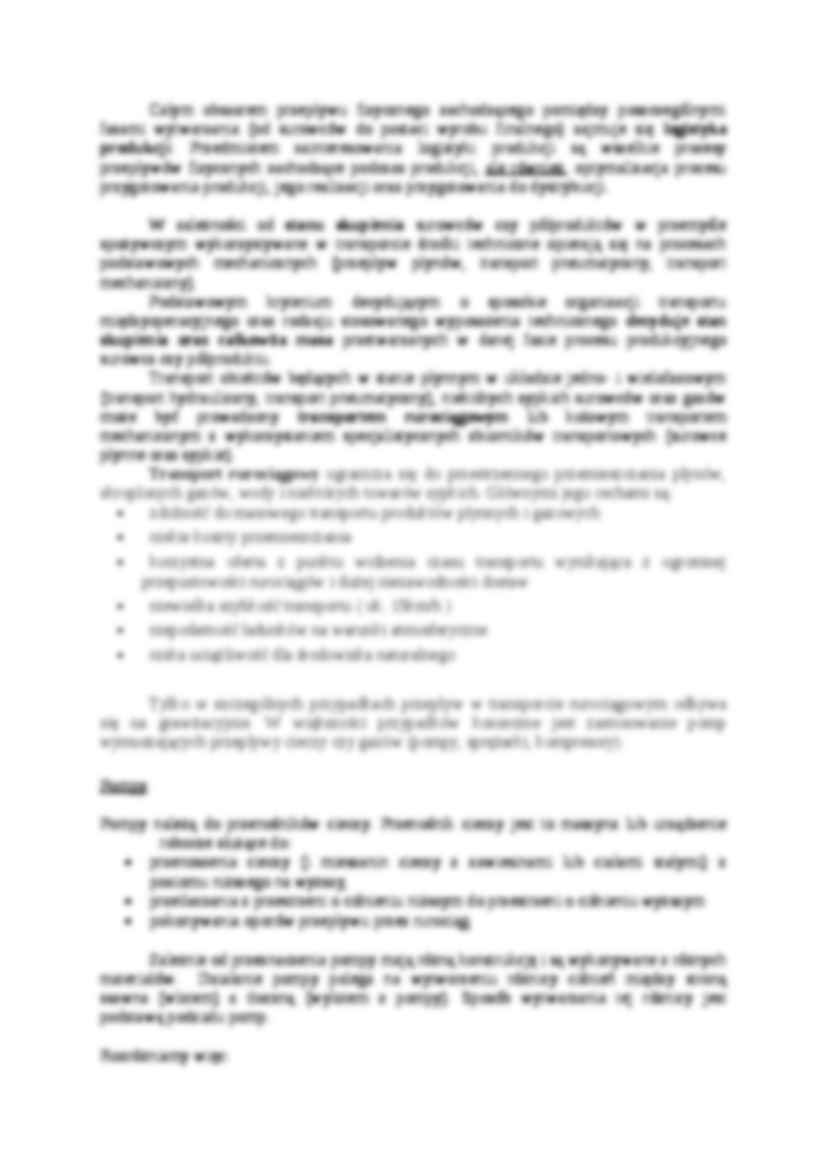 Procesy pomocnicze, transport wewnętrzny - strona 2
