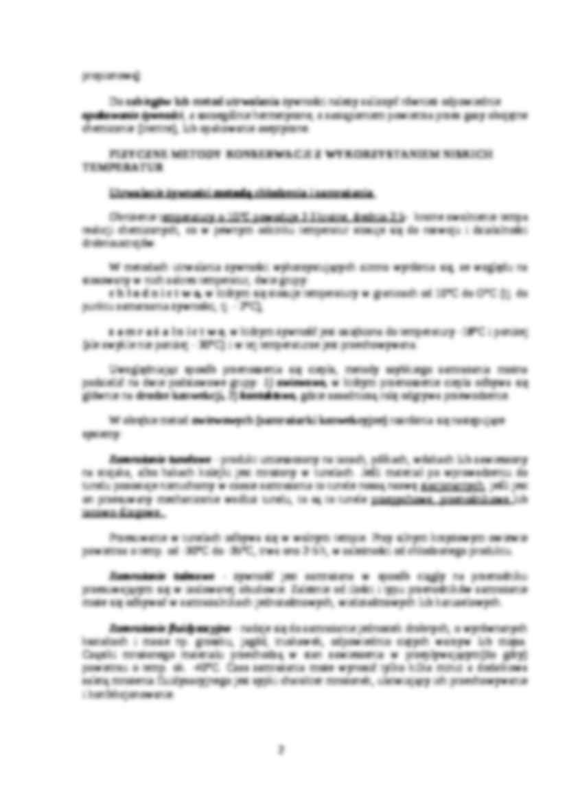 Utrwalanie żywności - metody - strona 2