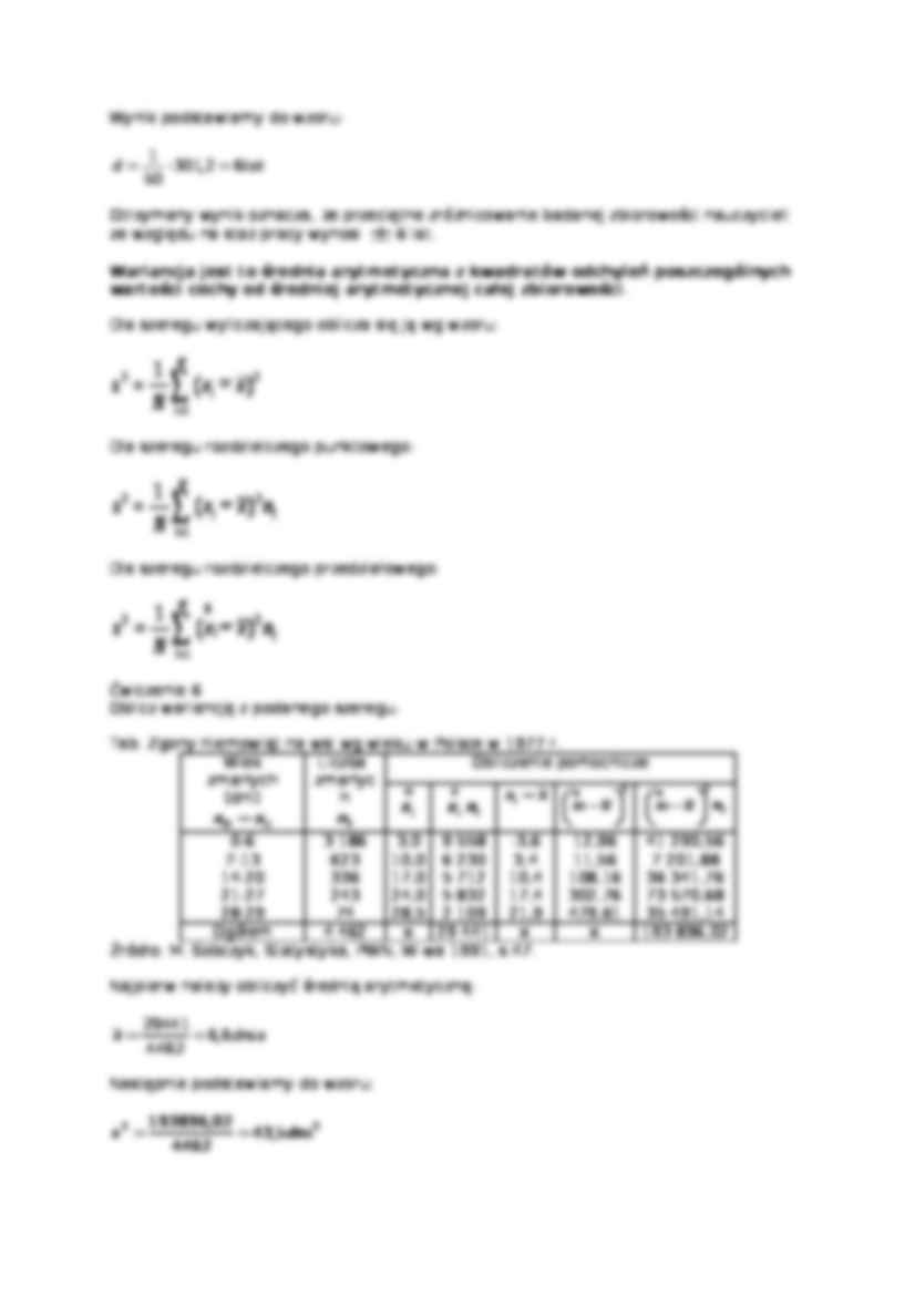 Statystyka - miary zmienności - strona 2