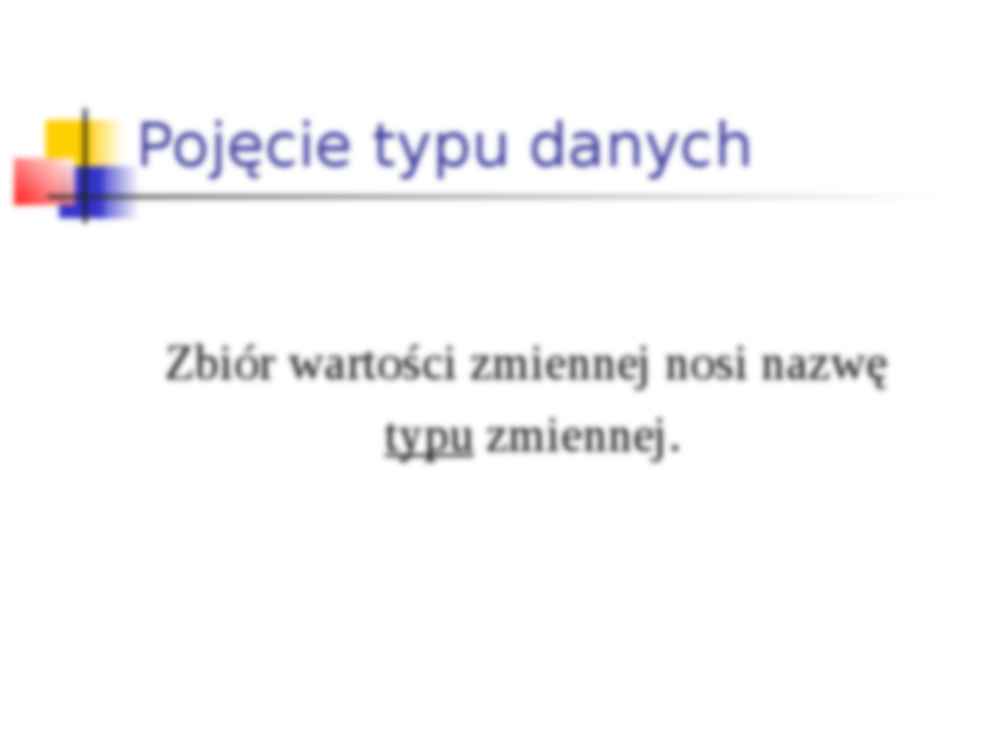 Typy i struktura danych - strona 2