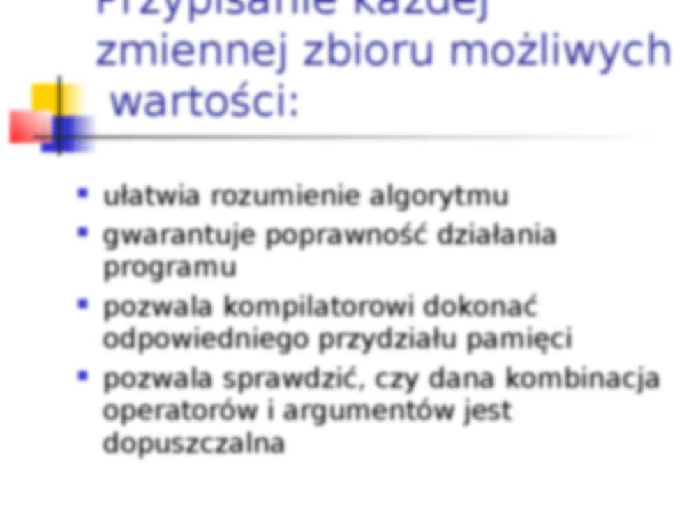 Typy i struktura danych - strona 3