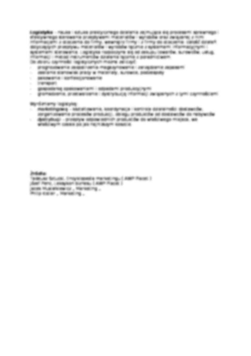 Dystrybucja w logistyce - strona 3