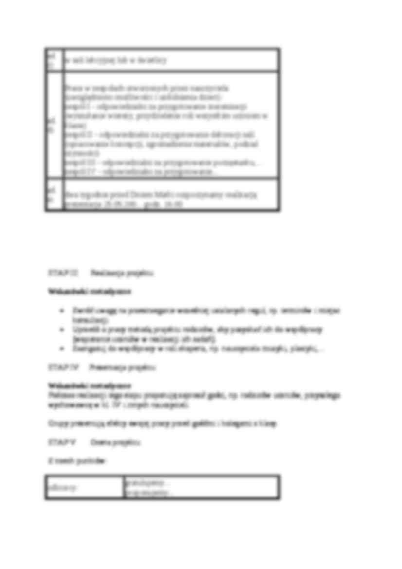 Nauczanie - metoda projektu - strona 3