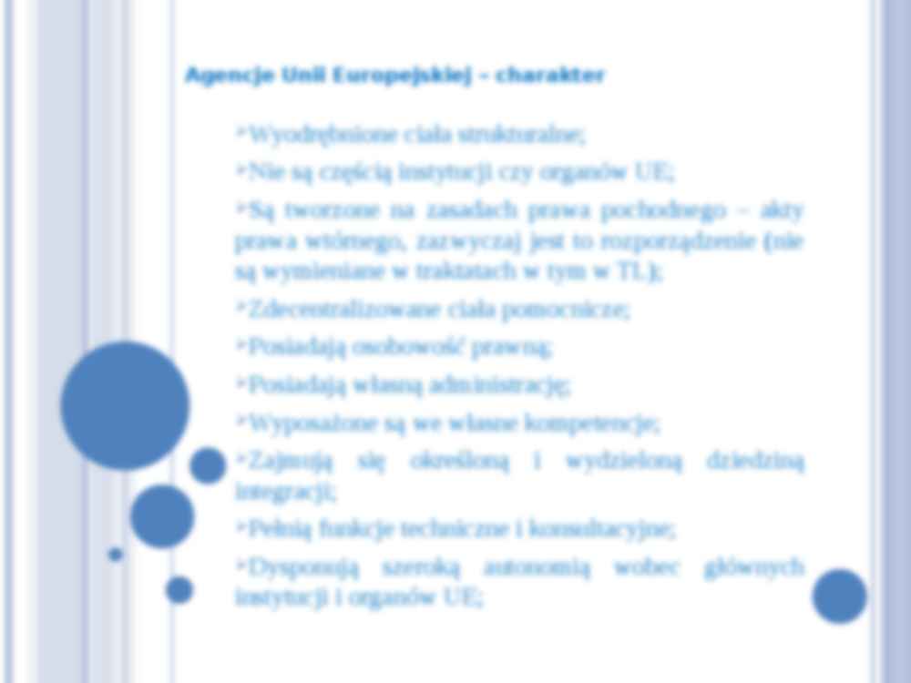Agencje UE - strona 2