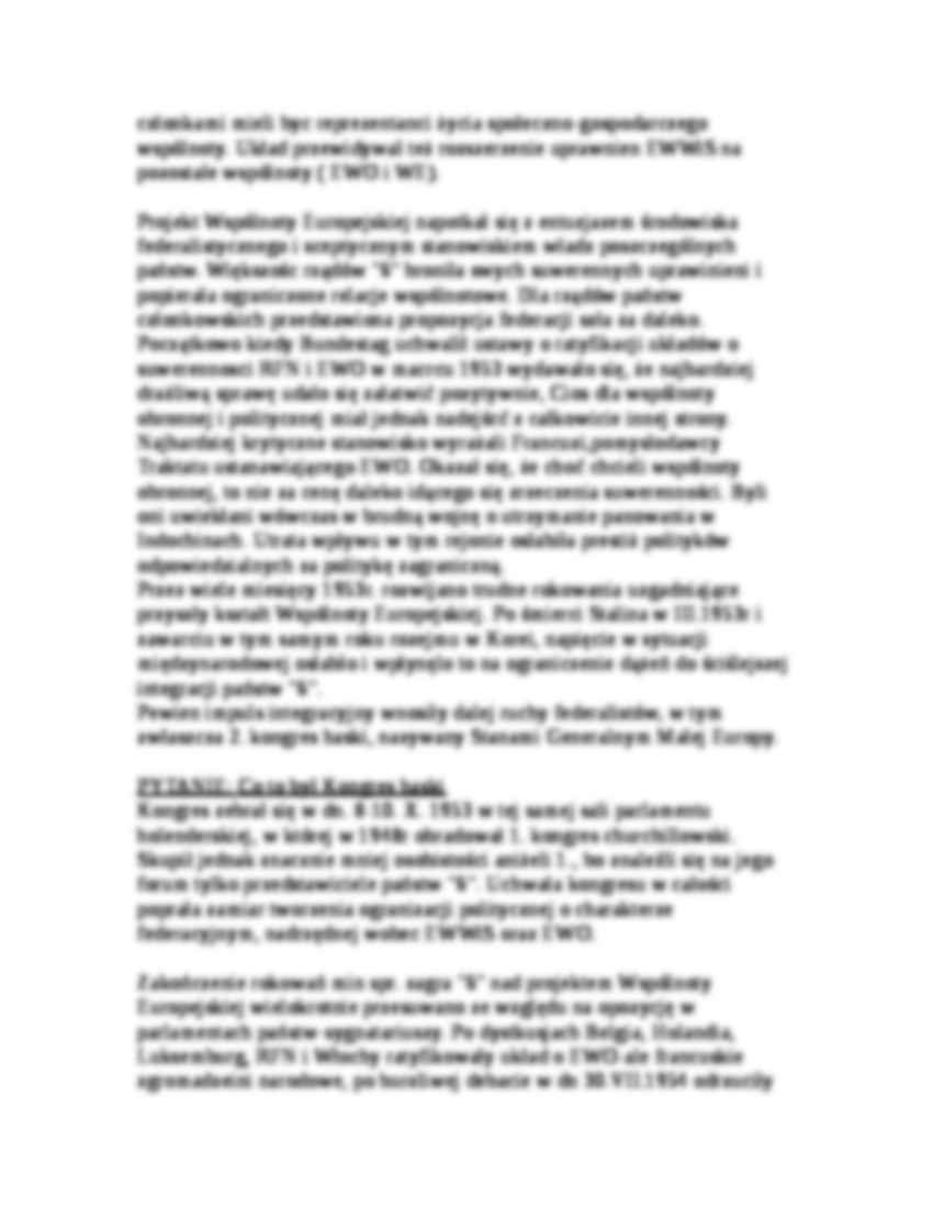 Europejska Wspólnota Europejska - pytania - strona 3