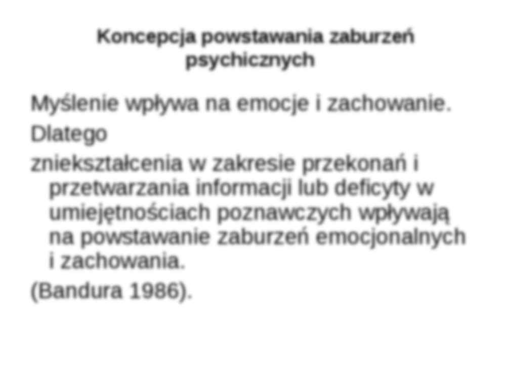 Psychoterapia poznawcza - strona 2