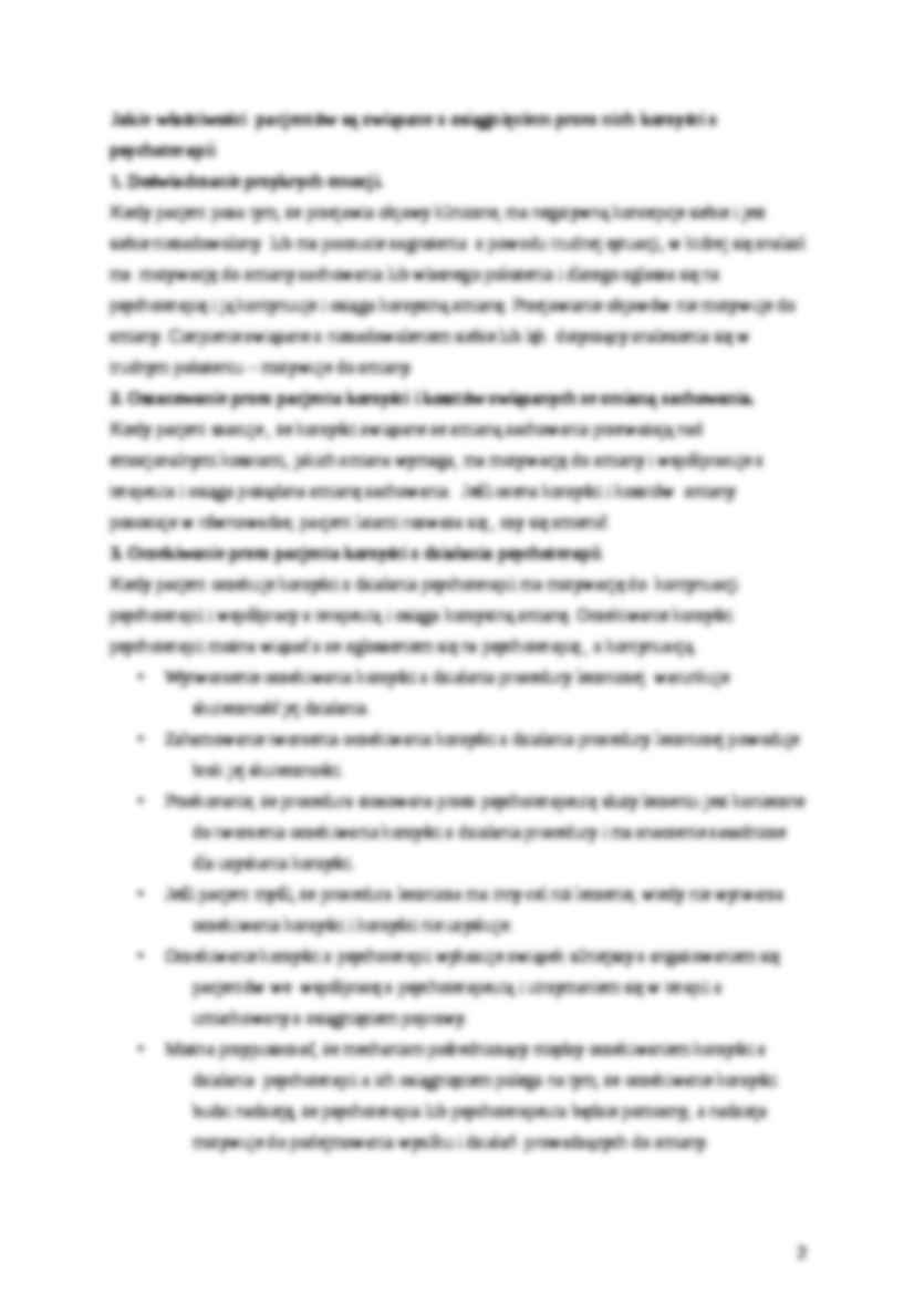 Czynniki niespecyficzne w psychoterapii  - strona 2