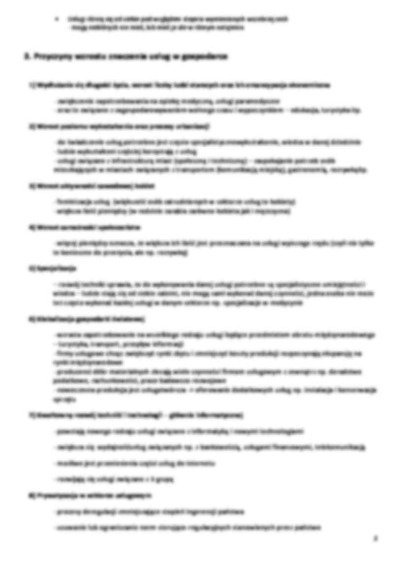 Usługi oraz gospodarka światowa - strona 2