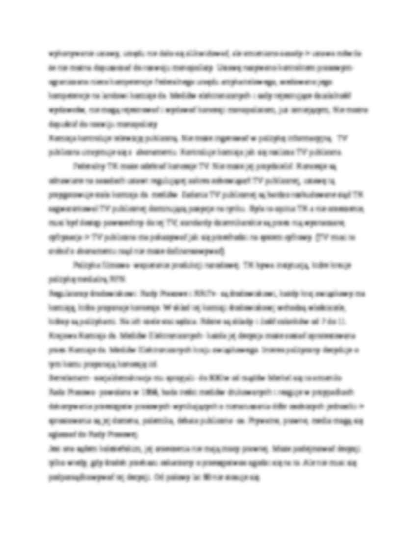 Polityka medialna - pytania - strona 3