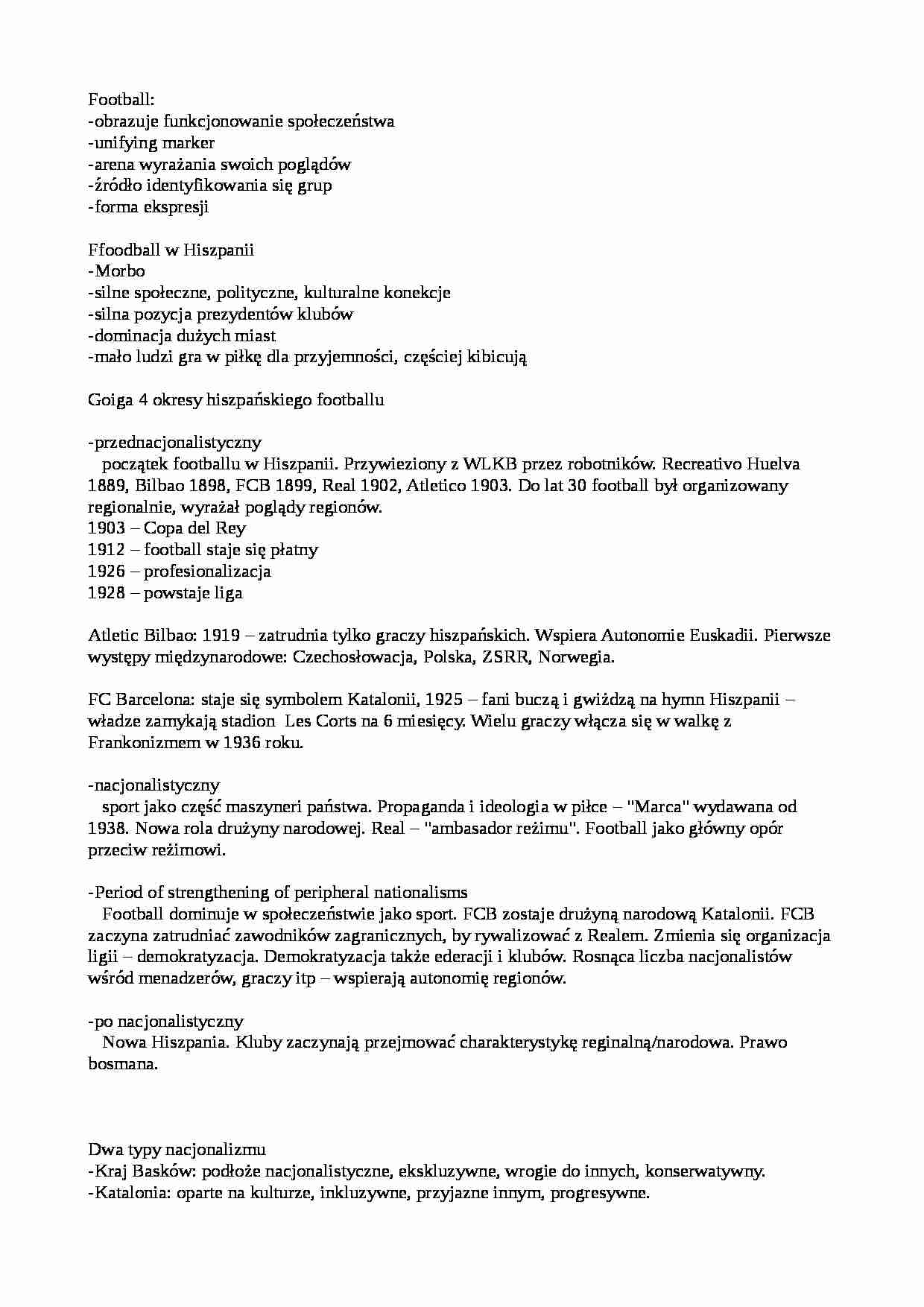 Football w Hiszpanii  - strona 1