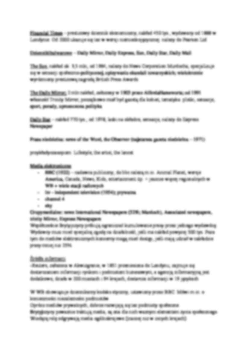 Model liberalny. Wielka Brytania. - strona 2