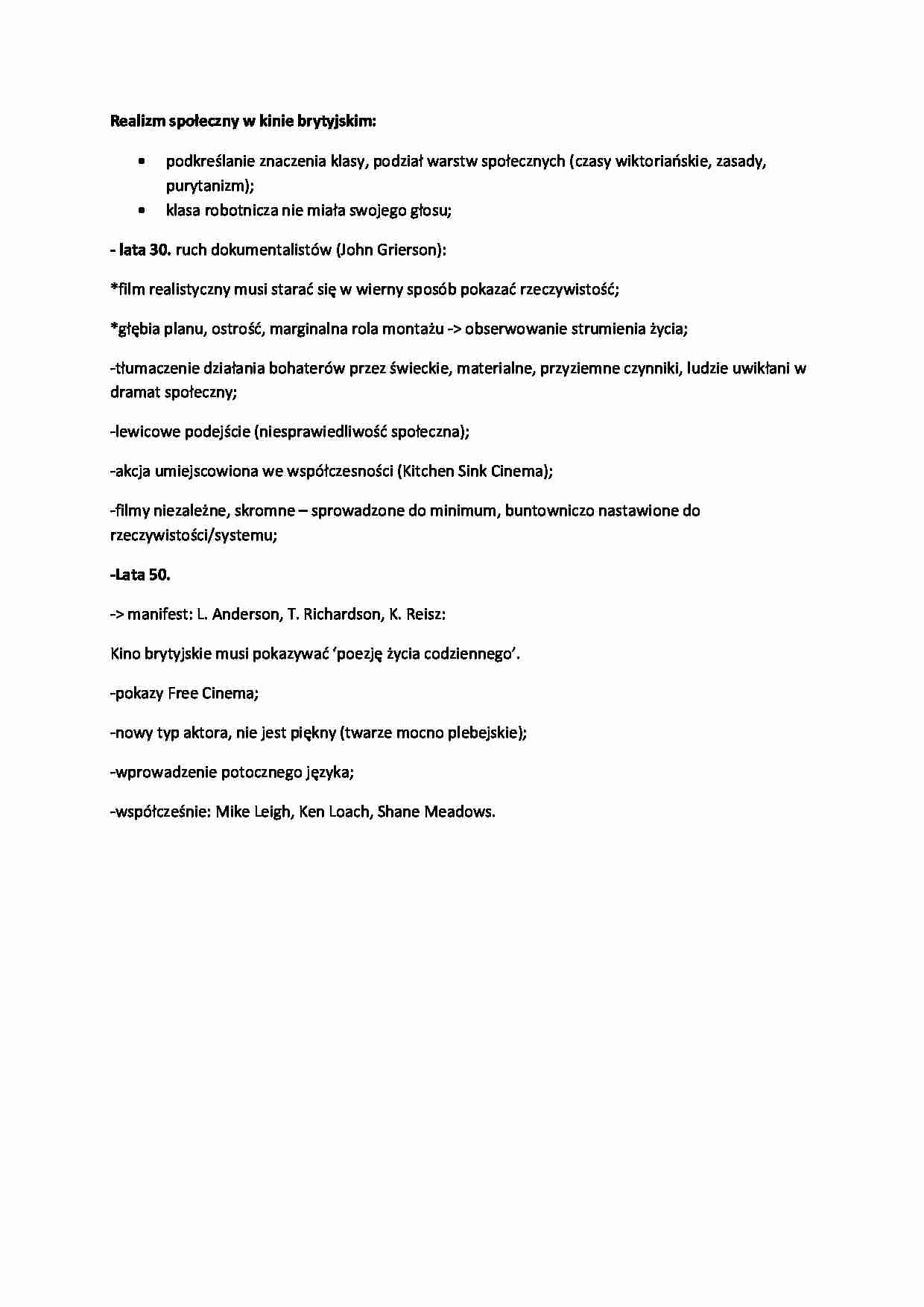 Realizm społeczny w kinie brytyjskim - strona 1