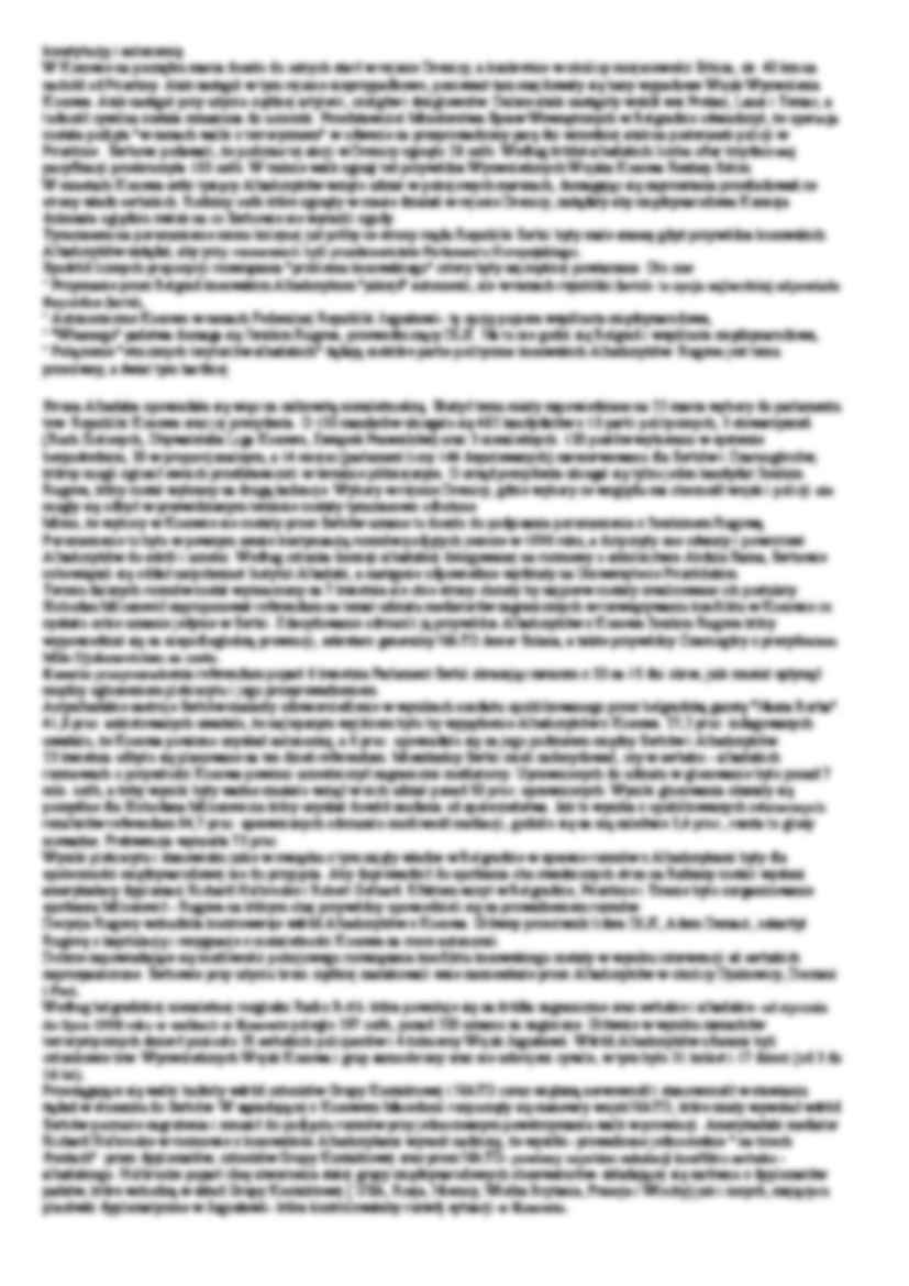 Konflikt serbsko-albański w Kosowie - omówienie - strona 3